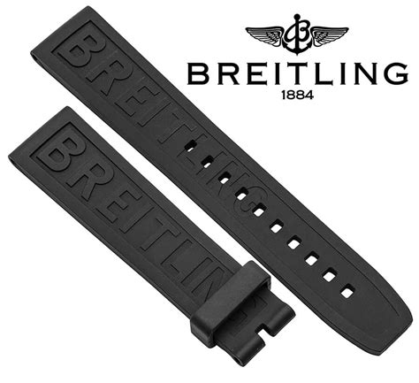 breitling black watch strap|replacement Breitling strap.